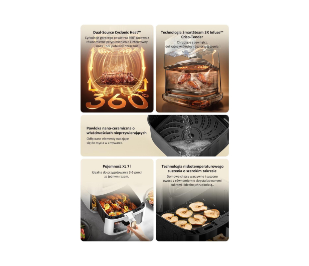 Dreame Air Fryer AF30 White - 1426204 - zdjęcie 8